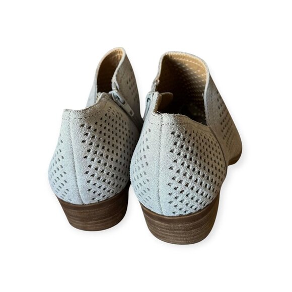 Lucky Brand Baylah2 Gray Suede Perforated booties, Size 9.5 - Picture 5 of 12